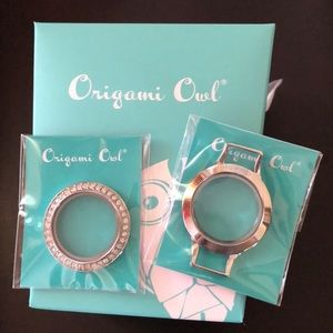 Origami Owl Medium Wrap Living Locket Base/Face